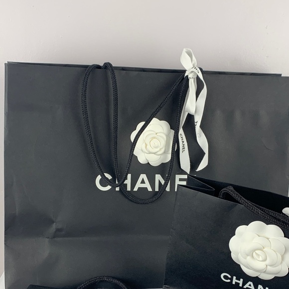 3 CHANEL Black Gift Bag Collection - Picture 3 of 4